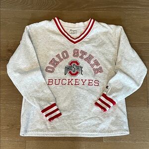 Champion Ohio State V-Neck Sweatshirt size medium